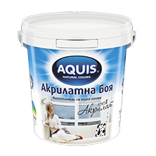 AQUIS Акрилатна боя пастелно зелена 750мл