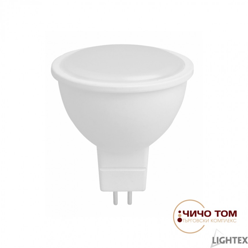 LED лампа Plastic 3W 12V AC/DC GU5.3 CW 6500K Ligh