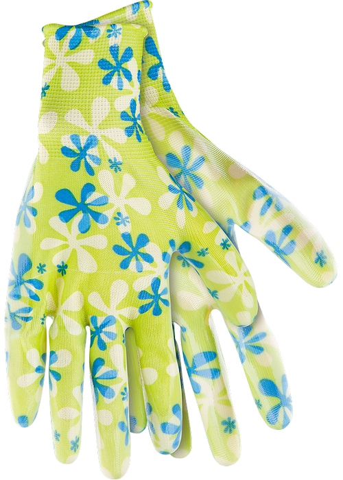 Ръкавици градински зелени S,M,L 6774