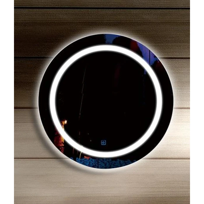 LED огледало Ф60 Макена с часовник 3496684