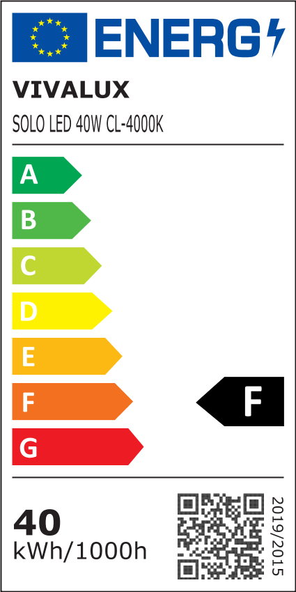 LED рамка квадр.за вграждане SOLO 40W 4115