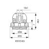 Фасунга G9 250V T250 1714