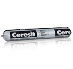 Ceresit Неутрален силикон черен 600мл