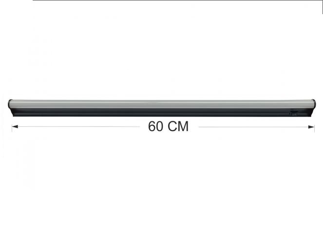 40001 лот LED DIL 9w 60см т5 черен+ключ