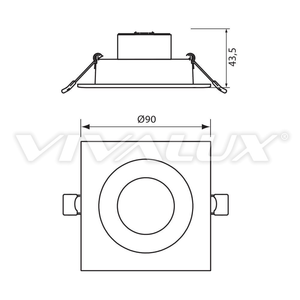 LED луна HORN LED 5W 4011