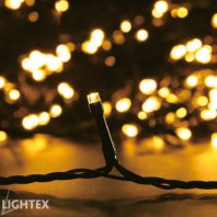 LED светещо въже 3.6W 10м 100LED топла светлина