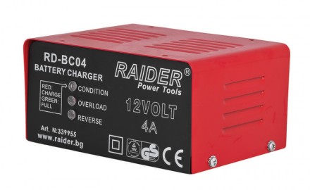 Зарядно за акумулатор RAIDER 4A/12V 339955 