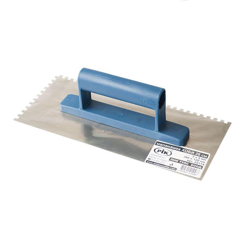 Маламашка 28/12см PIK TOOLS със зъб 5х5